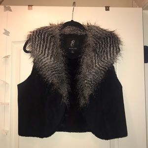 Rachel Zoe Faux fur vest